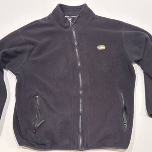 Vintage 90s REI Black Fleece Jacket Men’s XL Outdoor Full Zip Retro
